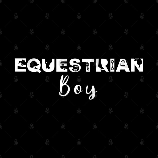 Equestrian Boy (White) by illucalliart