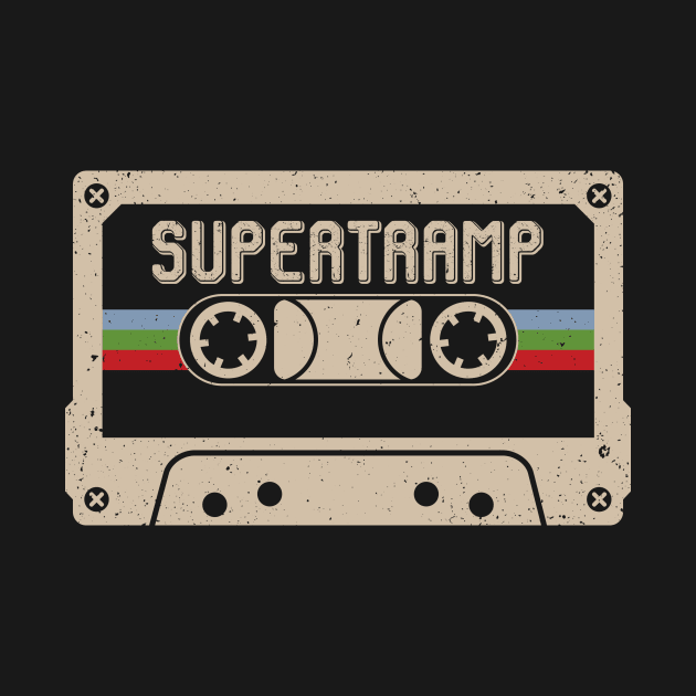 Personalized Supertramp Name Birthday Vintage Cassette Tape by Horton Cyborgrobot