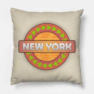 New York Sun Pillow