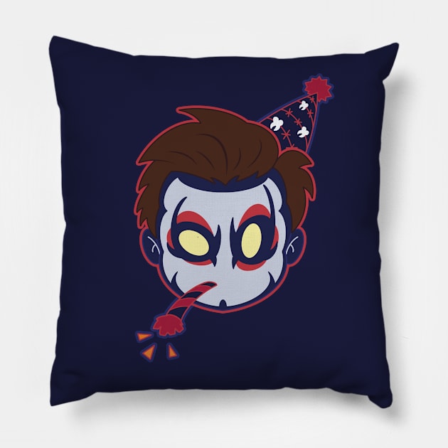 Evil Birthday Pillow by TheDinoChamp