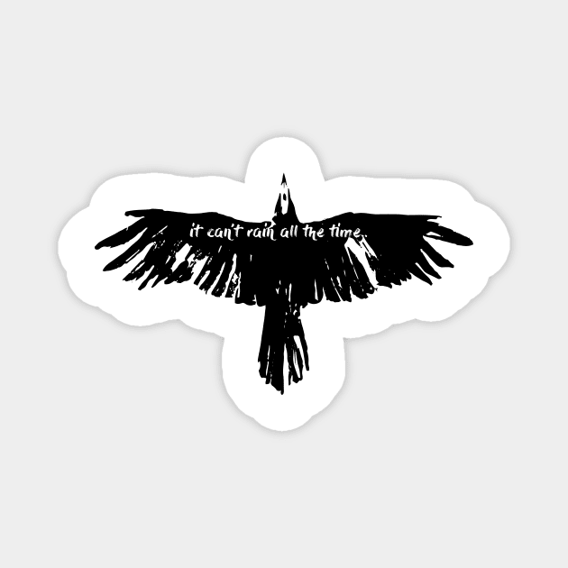 the crow Magnet by horrorshirt