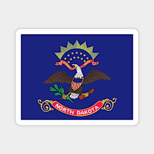 North Dakota Flag Magnet