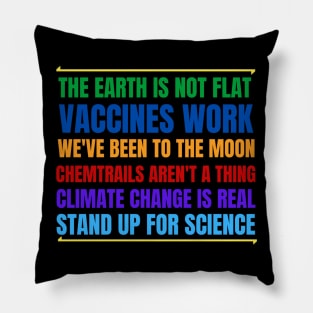 Stand Up for Science Pillow