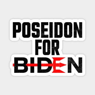 Poseidon For Biden Magnet