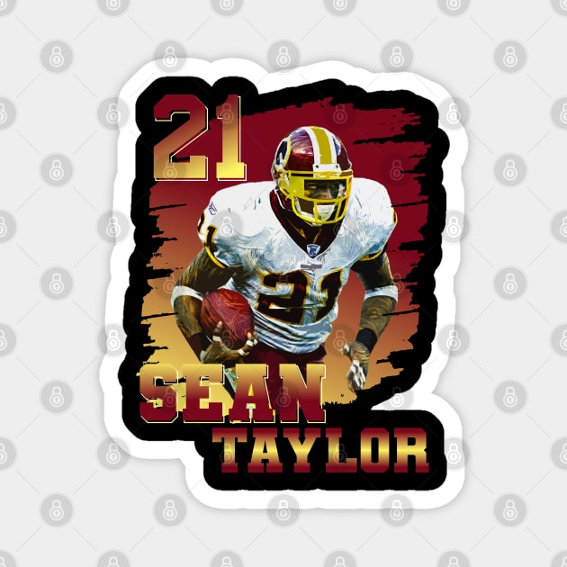 Sean Taylor Magnet by Aloenalone