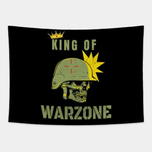 Gaming King Of Warzone Mobile Gamer Fun Tapestry