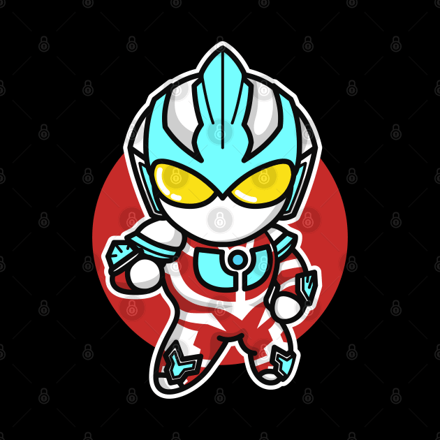 Ultraman Ginga Chibi Style Kawaii by The Toku Verse