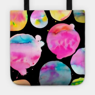 Big Watercolor Dots Tote