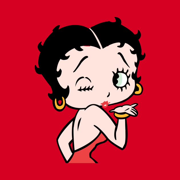 Betty Boop Kiss (Color) by MAG