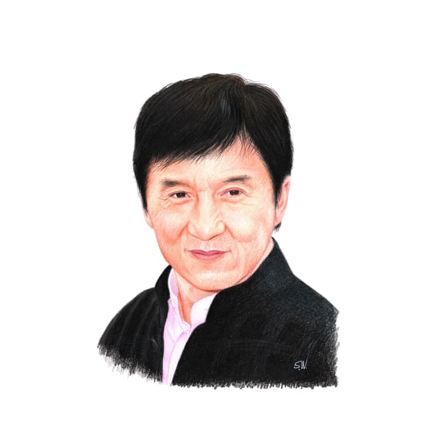 Jackie Chan by Sandra Warmerdam