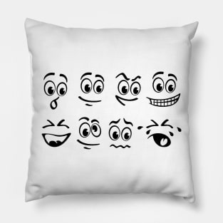 Emoji Face Pillow