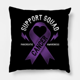 Support Squad Pancreatic Cancer Awareness Pillow