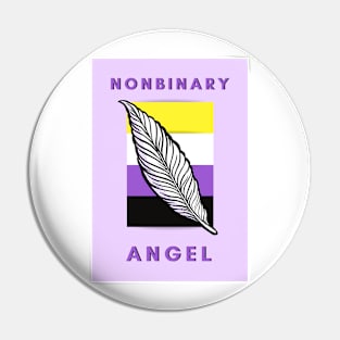 Nonbinary Angel Pin