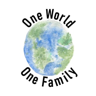 One World One Family T-Shirt