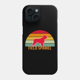 Field Spaniel Vintage Silhouette Phone Case