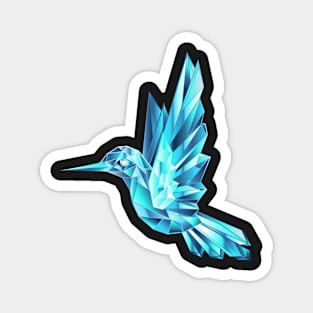 Crystal Hummingbird Magnet