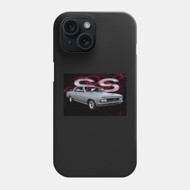 SS 396 Muscle Car in Red Phone Case by cthomas888