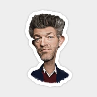 Caricature of Vincent Cassel Magnet