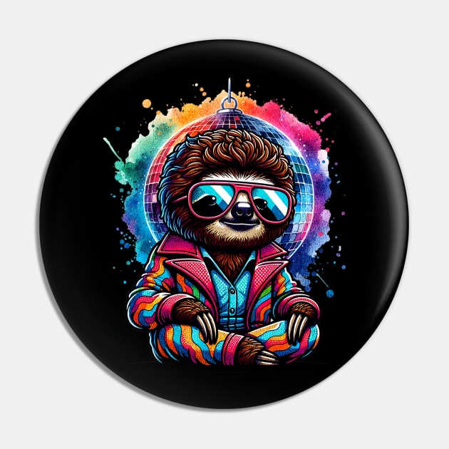 Disco Sloth Pin by The Jumping Cart