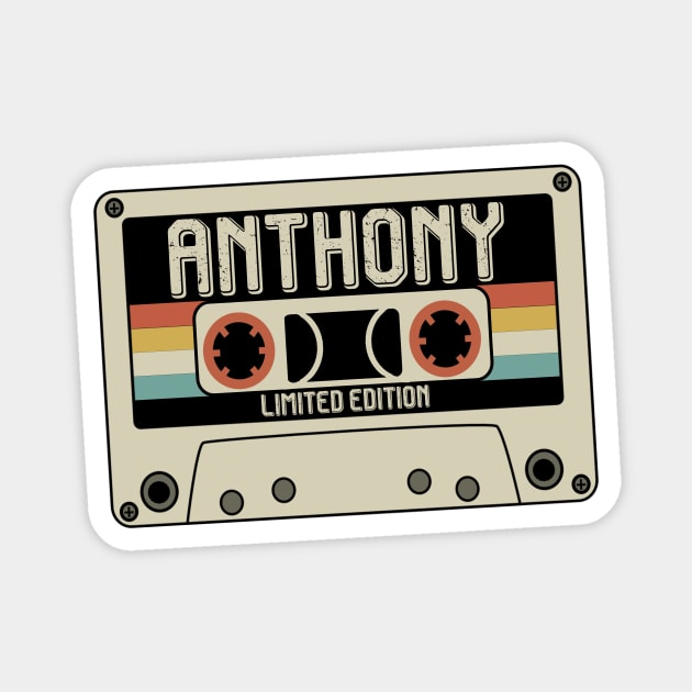 Anthony - Limited Edition - Vintage Style Magnet by Debbie Art