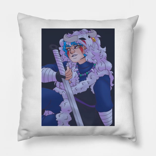 Dragon eyes Pillow by paperstarzz