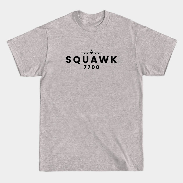 Disover Squawk 7700 Code (Transponder) Emergency - Aviation - T-Shirt