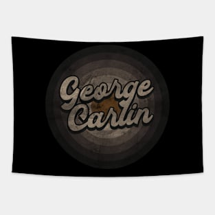 RETRO BLACK WHITE -George Carlin Tapestry