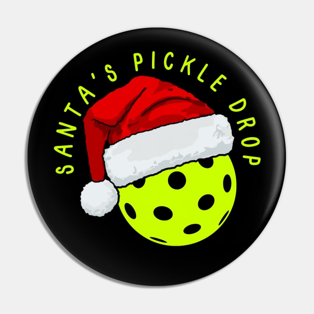 Santa's Pickle Drop. Pickleball, Christmas Pin by Project Charlie