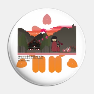 Japanese Illustration Pin