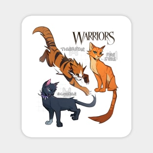 Firestar, Tigerstar and Scourge from Warrior Cats - The Darkest Hour Magnet