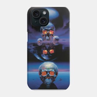 Celestial Skulls: Reflections of the Cosmos Phone Case