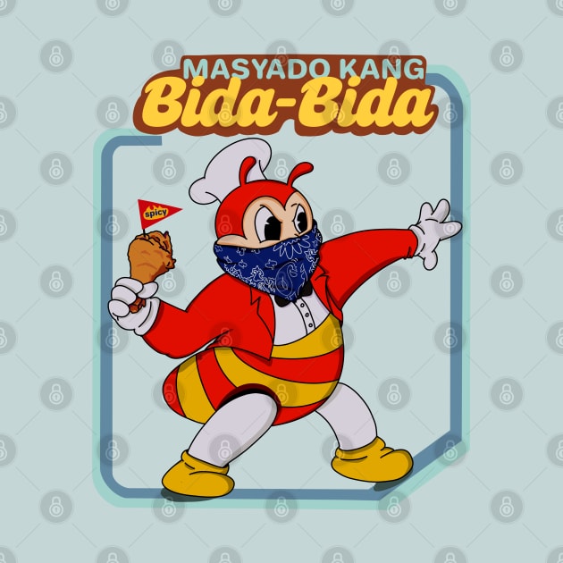 RETRO CUTE ANGRY JOLLIBEE SPICY CHICKEN JOY by Aydapadi Studio