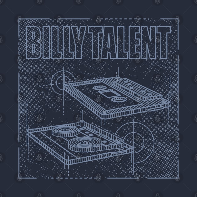 Billy Talent Technical Drawing by Vector Empire