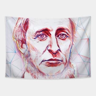 Henry David Thoreau Portrait | Henry David Thoreau Artwork Tapestry