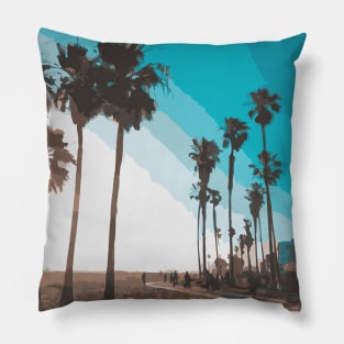 Venice Landscape I Travel City Beachside Pillow