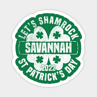 Let's Shamrock Savannah 2022 St Patricks Day Magnet