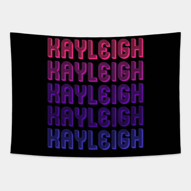 Kayleigh - Retro Minimal Line Pattern Tapestry by Fusti