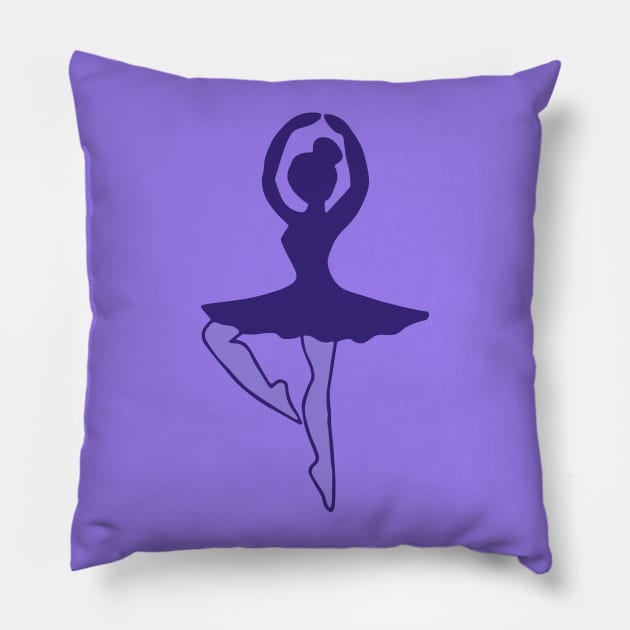 Ballerina Pillow by bubbsnugg