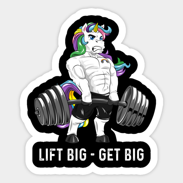 Unicorn Deadlift Shirt Lift Big Bodybuilding Gym Powerlifter