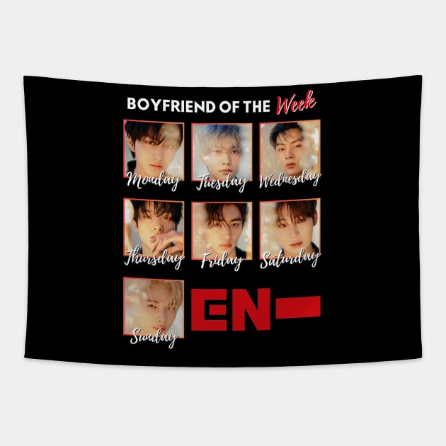 Boyfriend of the Week Enhypen Tapestry by wennstore