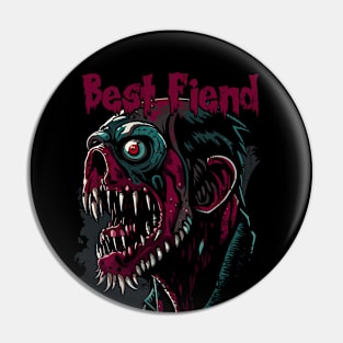 Nightmare Zombie Monster Pin