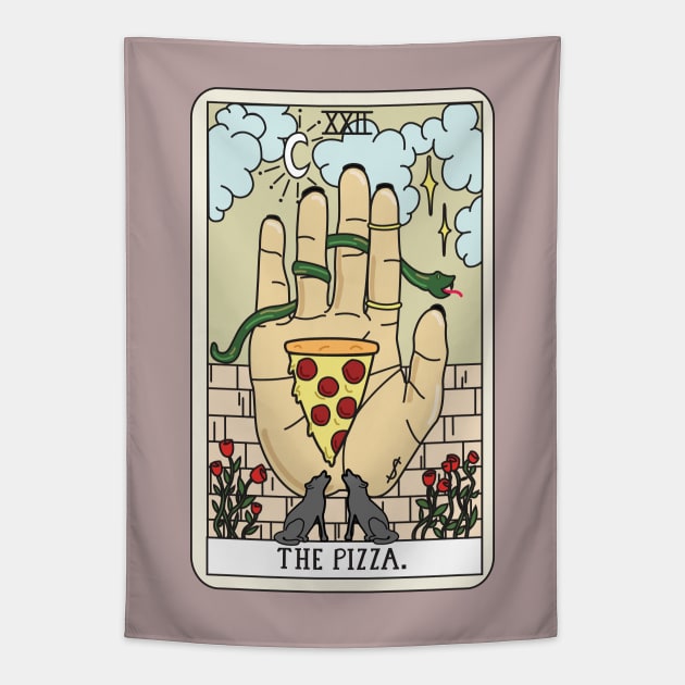 PIZZA READING Tapestry by sagepizza