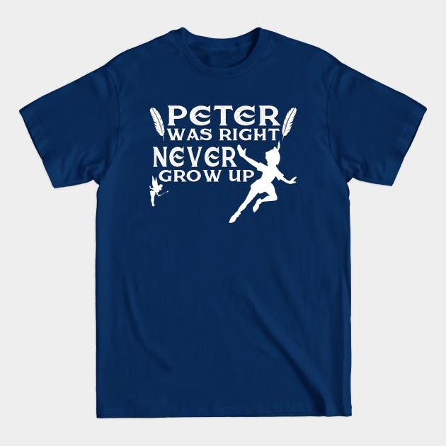 Disover Never grow up - Peter Pan - T-Shirt