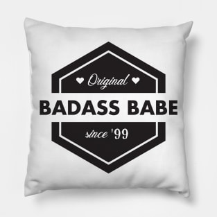 Original Badass Babe -Hex Pillow