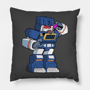 Soundwave and Kitty Ravage Pillow