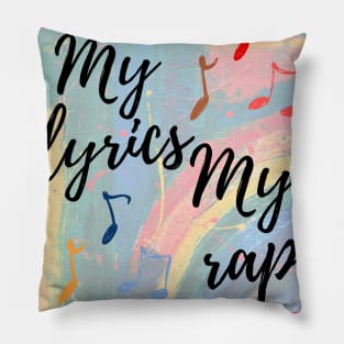 My lyrics My Rap Pillow