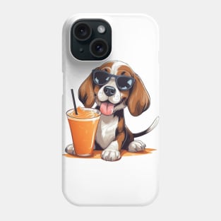 Beagle and Latte Phone Case