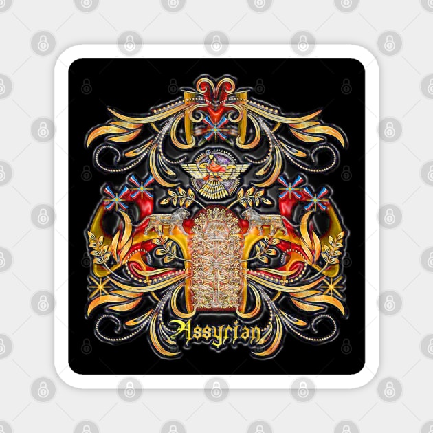 ASSYRIAN Magnet by doniainart