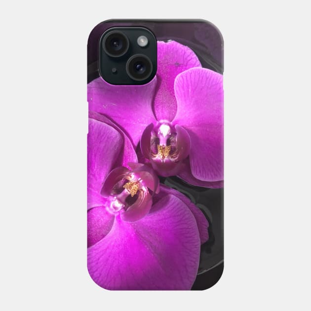 Floating Purple Orchid Phone Case by Coco Traveler 