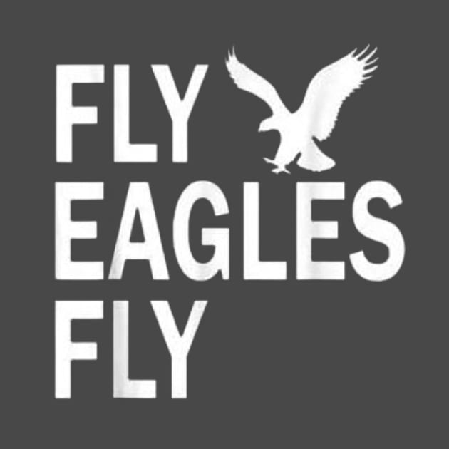 Fly Eagles Fly Vintage Flying Bird Inspirational Hawk Fan by MARBBELT